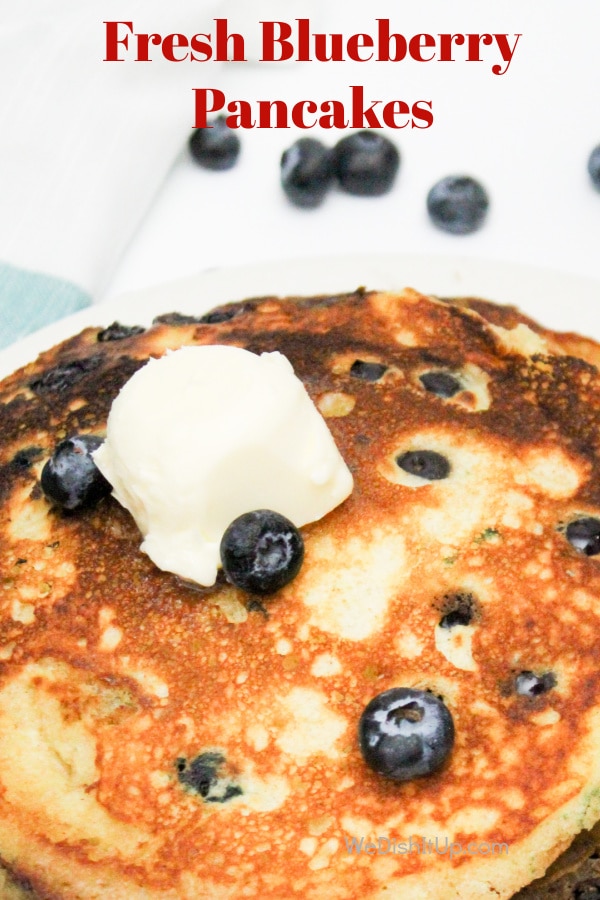 Fresh Blueberry Pancakes 