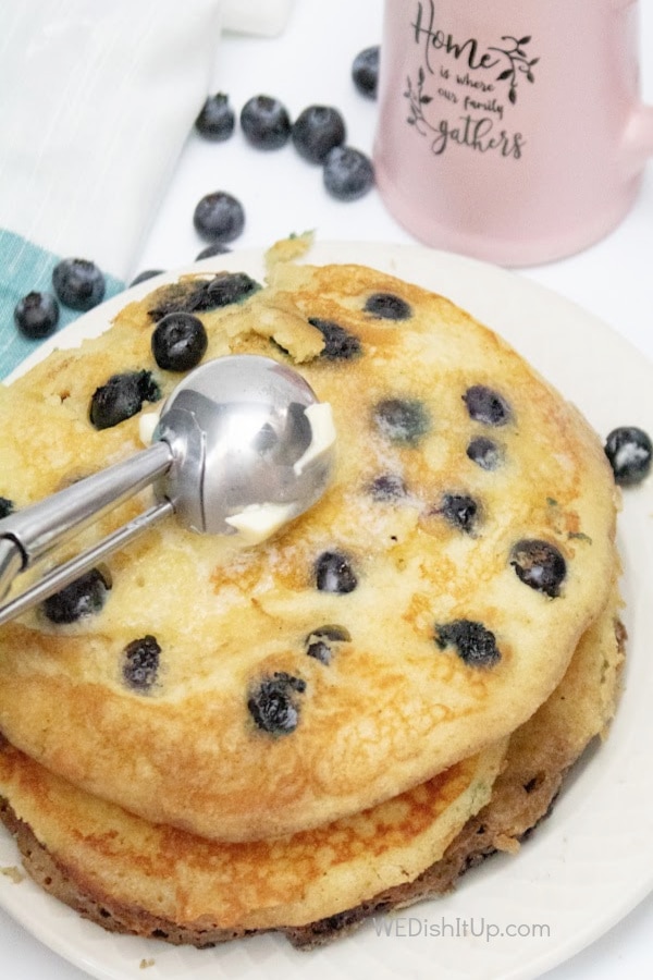 Fresh Blueberry Pancakes