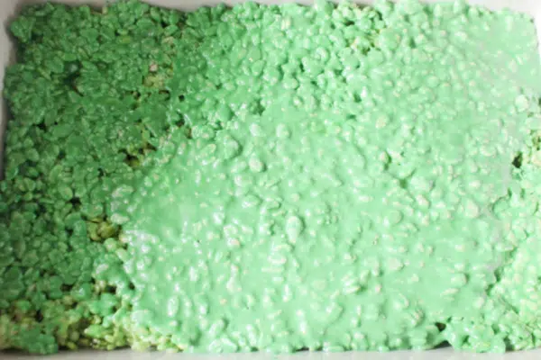 Frankenstein Rice Krispies Treats 