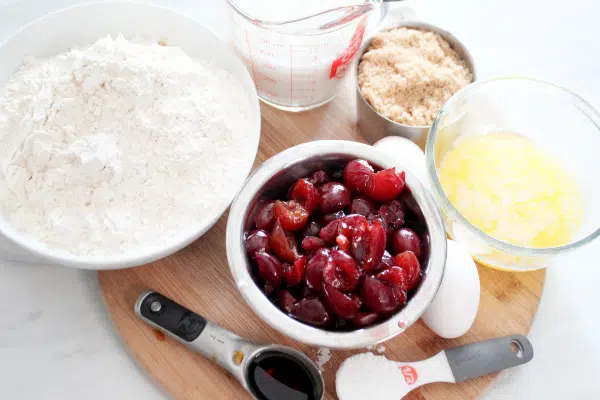 Homemade Fresh Cherry Muffin