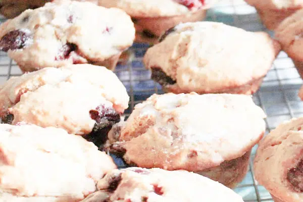 Homemade Cherry Muffins 