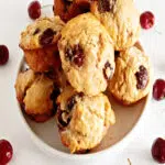 Homemade Cherry Muffins