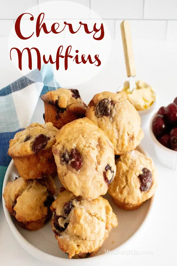 Homemade Fresh Cherry Muffin Recipe