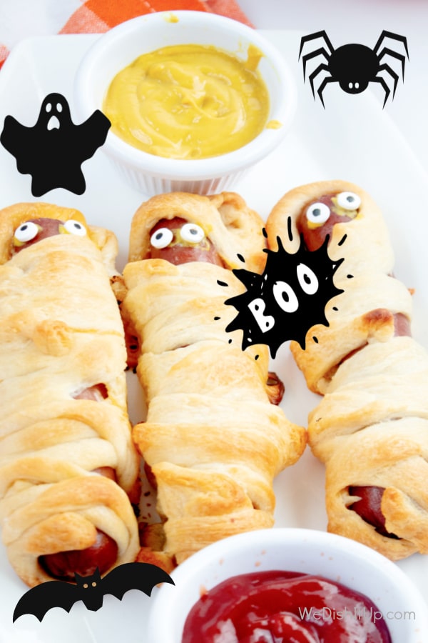 Halloween Mummy Hot Dogs 