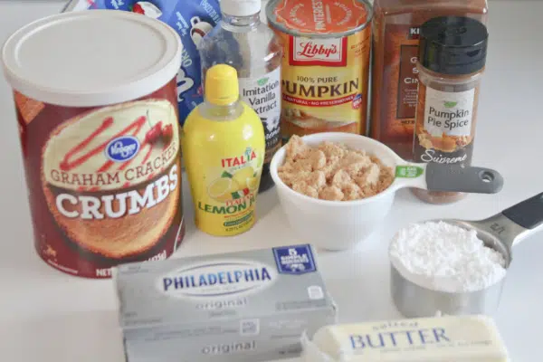 Ingredients for Pumpkin Parfaitsv