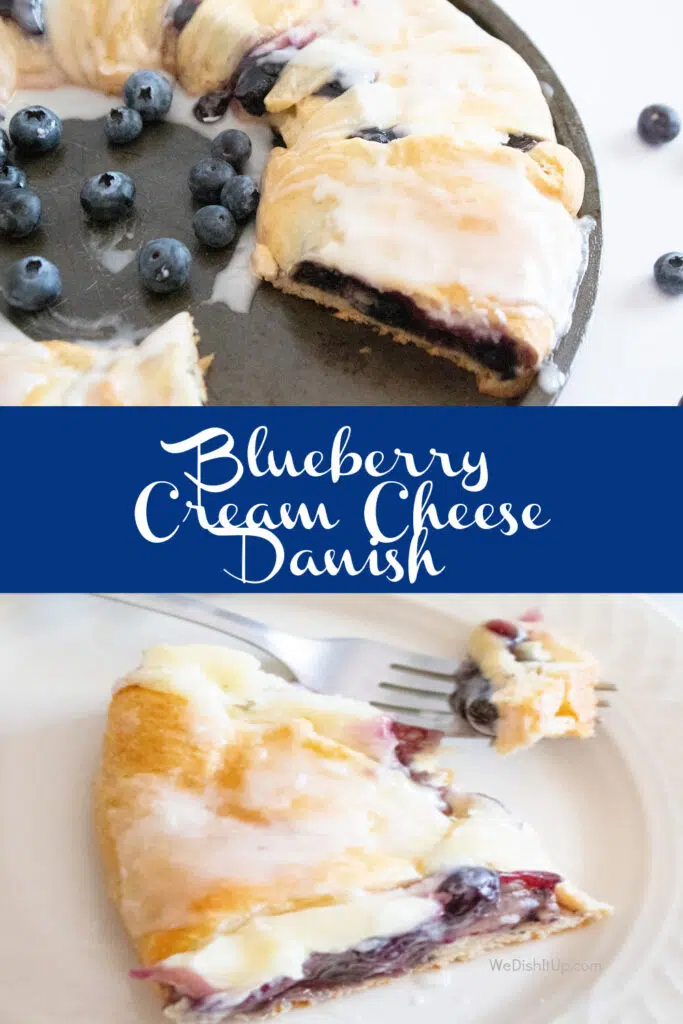 Blueberry Cheese Cake Danish 