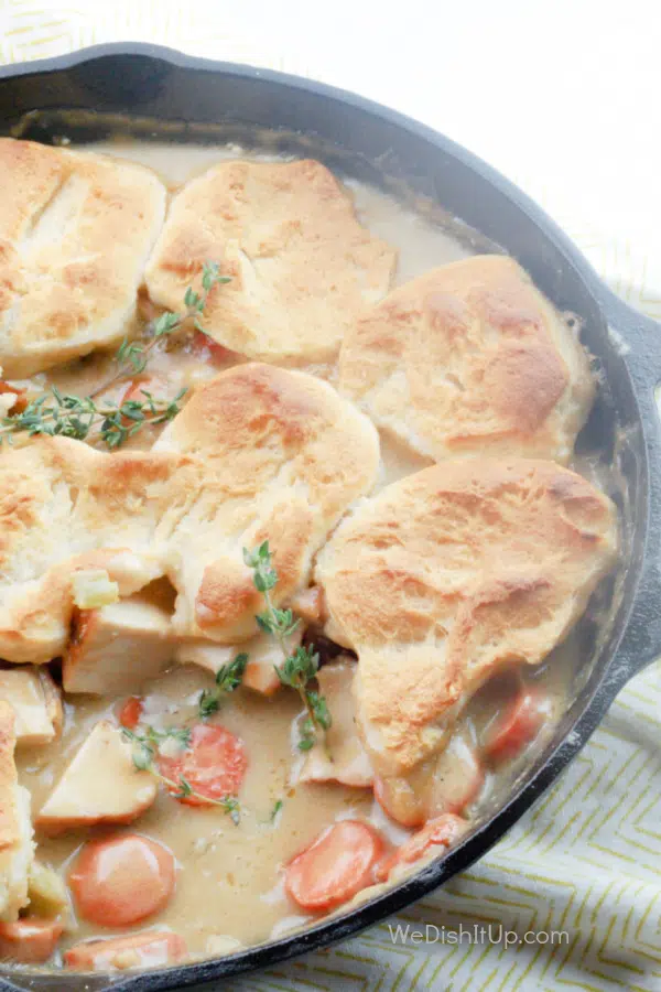 Chicken Pot Pie Cast Iron Skillet