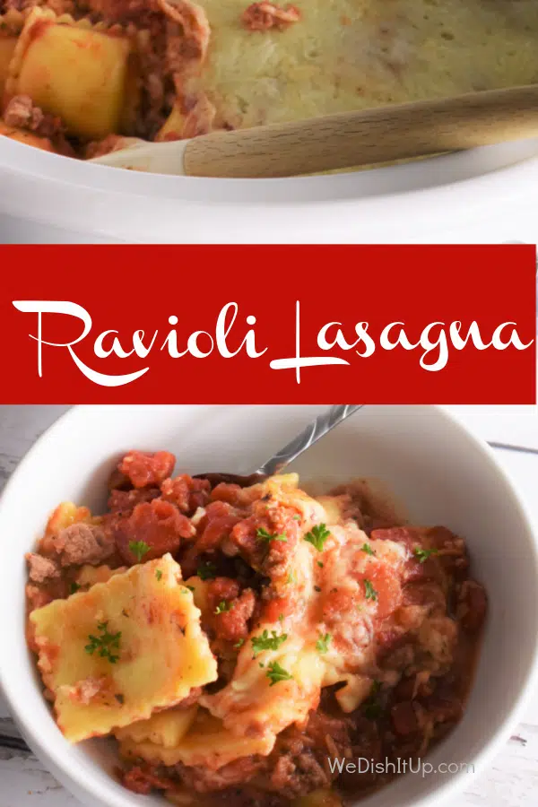 Slow Cooker Easy Ravioli Lasagna 