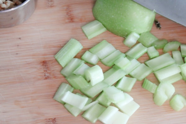 Chopping Celery