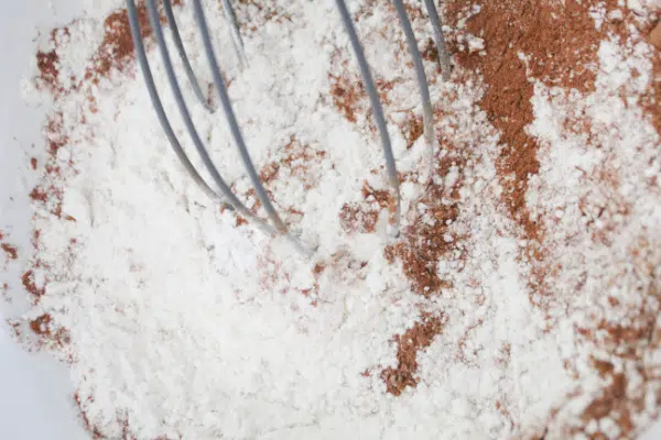 Dry ingredients in bowl