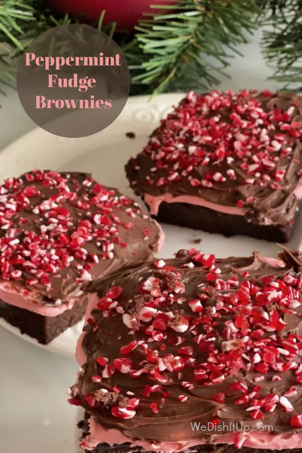 Peppermint Fudge Brownies