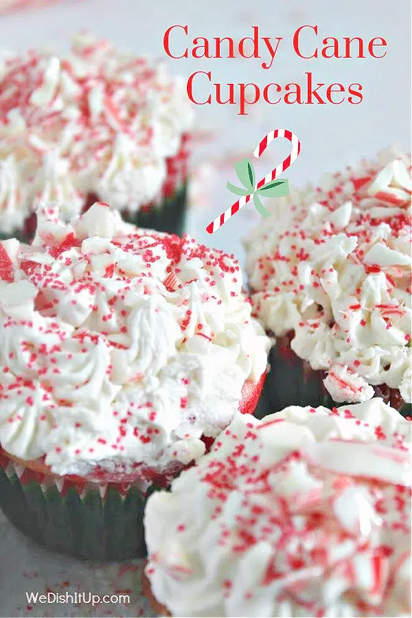 Candy Cane Cupcakes