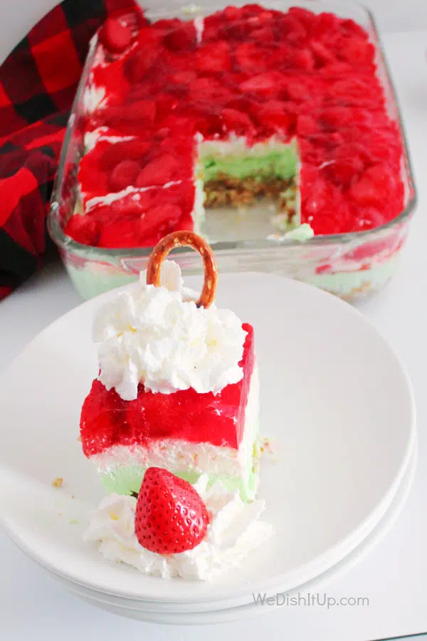 Strawberry Lime Holiday Pretzel