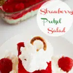 Strawberry Lime Pretzel Salad