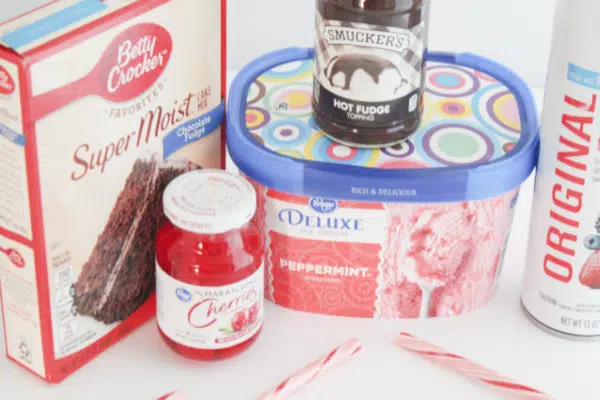 Ingredients for Hot Fudge Cake