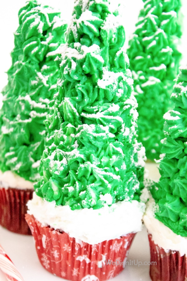 Christmas Tree Cupcakes