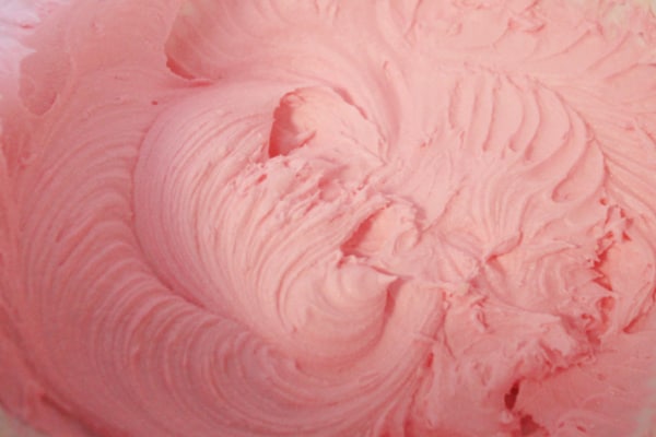 Pink frosting 