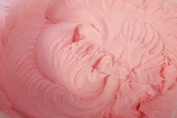 Pink frosting 