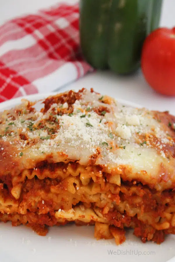 Lasagna With Meat Sauce 