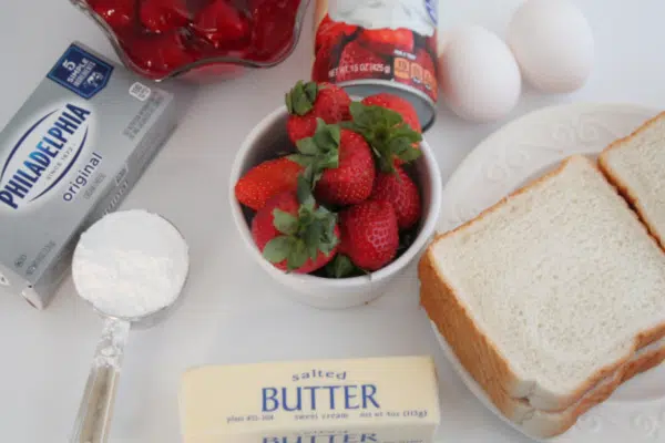 Ingredients for Stuffed French Toast 