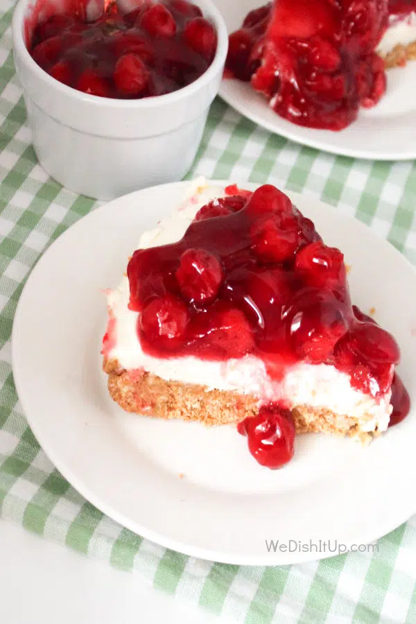 No-Bake Cherry Cheesecake