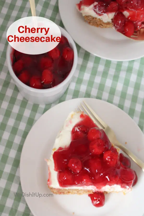 No-Bake Cherry Cheesecake