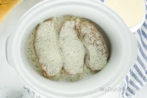 Chicken Breasts with Ranch Seasoning.