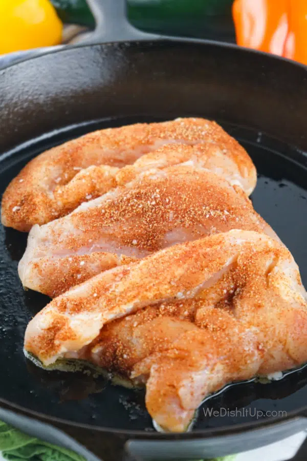 Chicken in pan