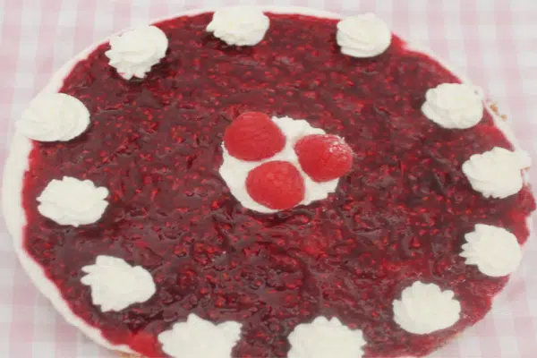 Raspberry No-Bake Cheesecake