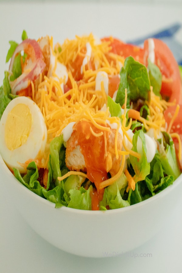 Crispy Buffalo Chicken Salad