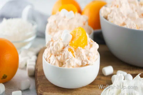 Orange Fluff in Bowls