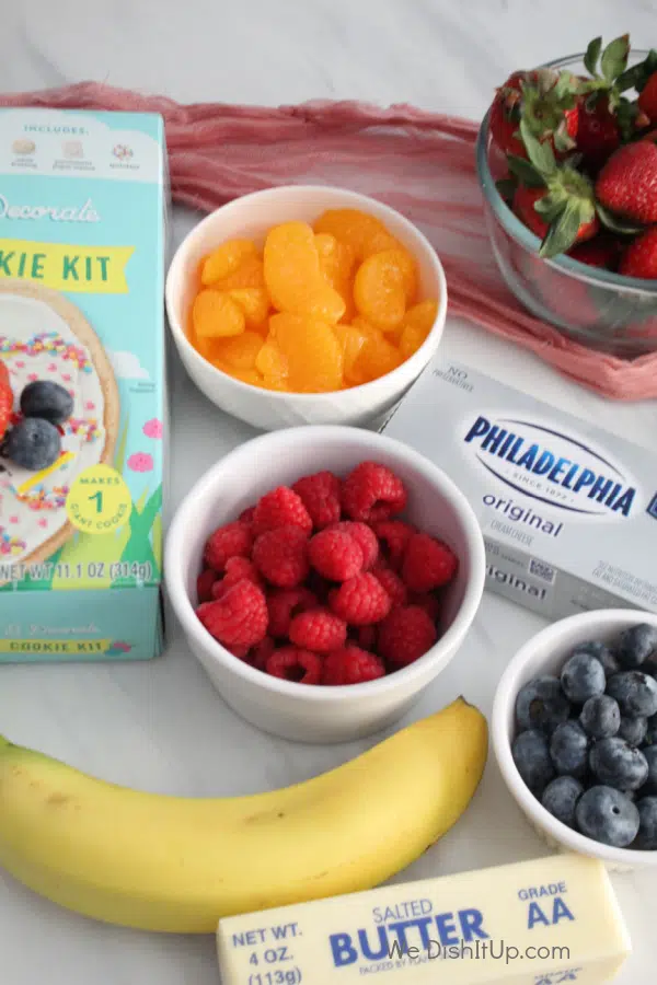Ingredients for Cookie with Fruit

