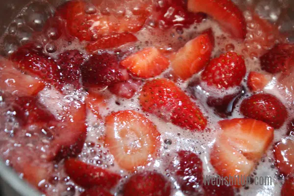 Strawberries Cooking