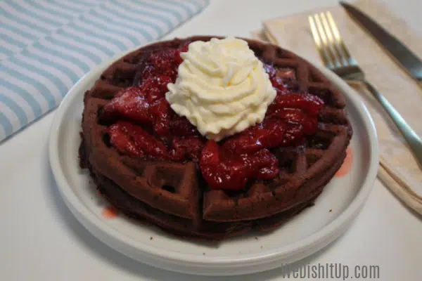 Cake Mix Waffles