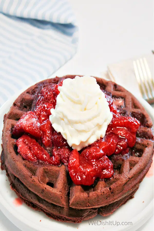 Chocolate Cake Waffles | Ready Set Eat