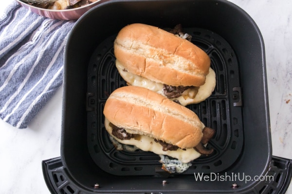 Cheesesteaks in Air Fryer 