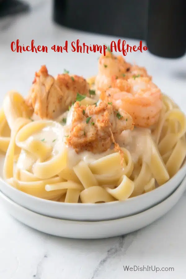 Chicken and Shrimp Alfredo