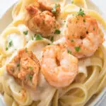 Chicken and Shrimp Alfredo