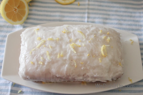 Lemon Loaf with Lemon Glaze