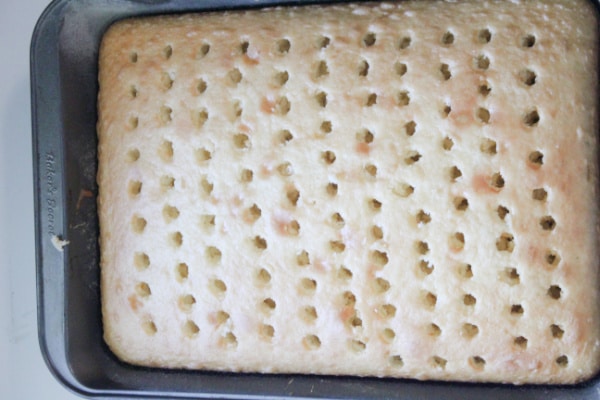 Cake with holes