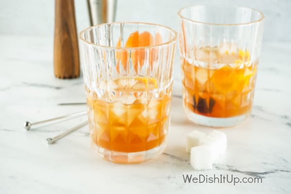 2 Old Fashion Cocktails
