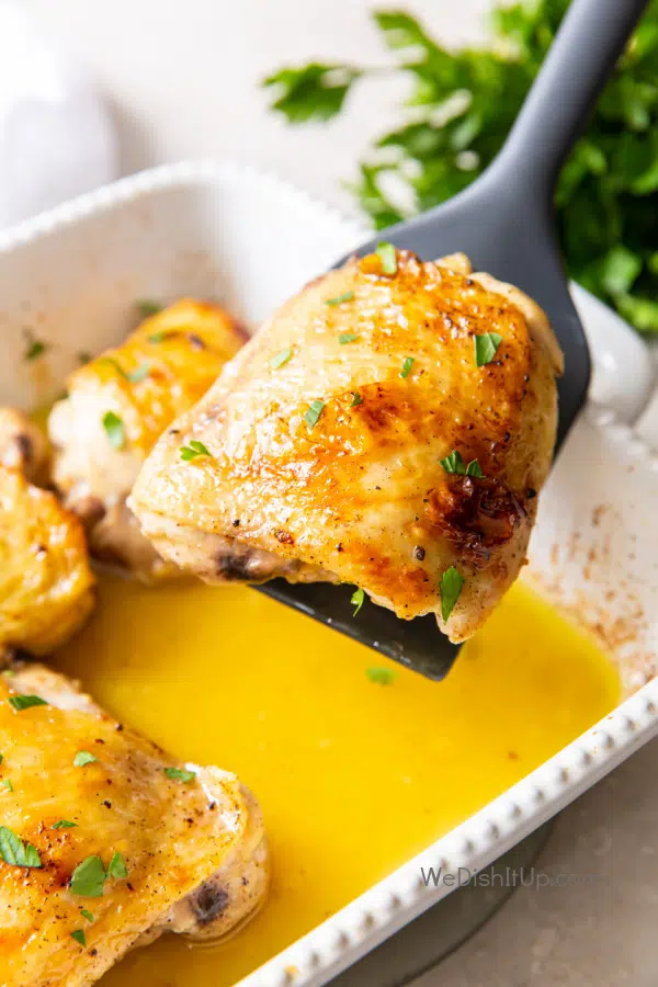 The Best Broiled Chicken Thighs