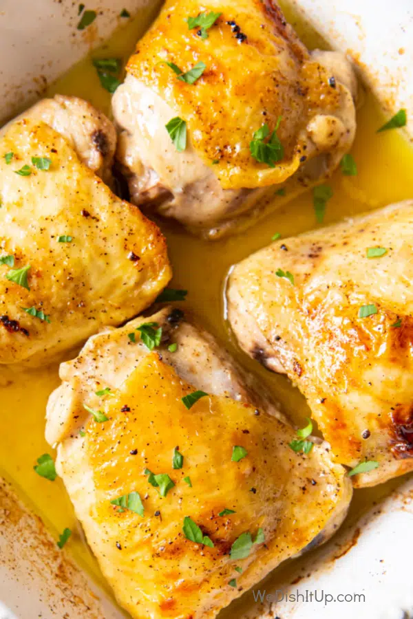 The Best Broiled Chicken Thighs 