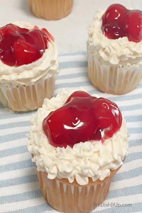 Cherry Pie Cupcakes