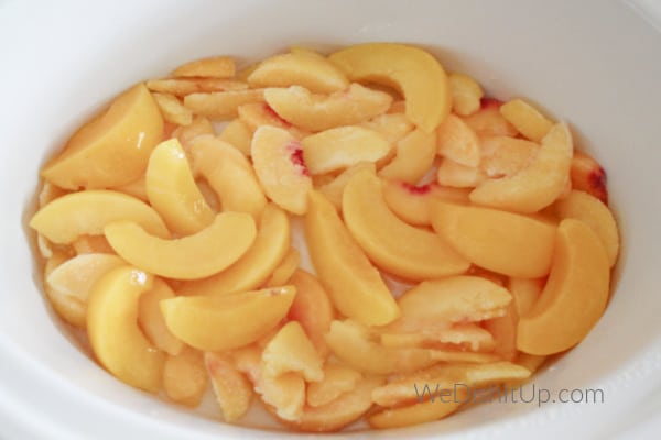 Peaches in Crockpot