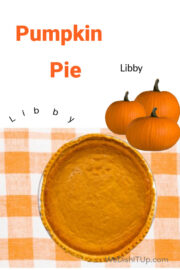 Libby's Famous Pumpkin Pie Recipe(The New One) Libby's Famous Pu